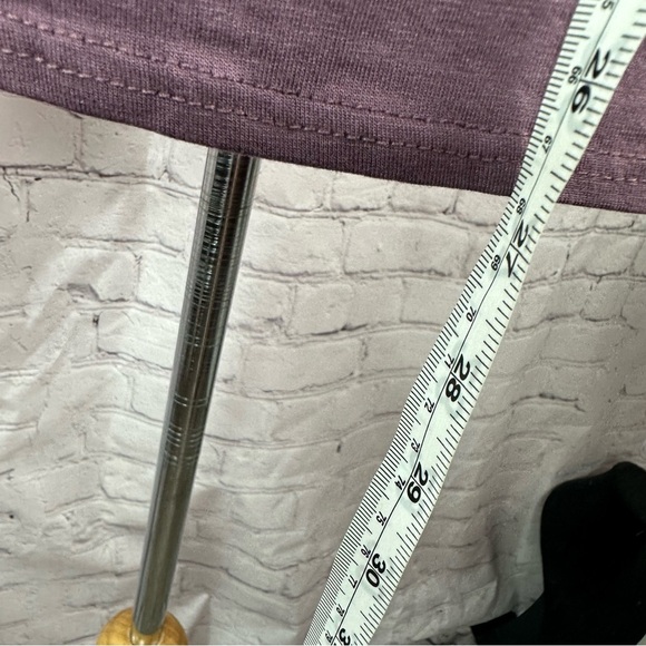 NWT Annabelle boutique ruffle detail Cold shoulder top feminine minimalist Plum - Picture 5 of 11